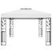 Gazebo with Double Roof 3x4 m White Anbtb