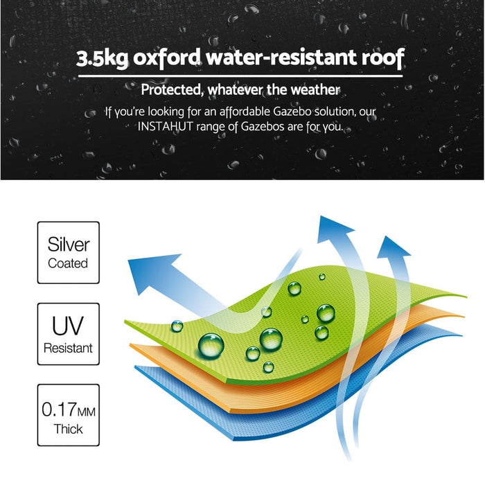 Gazebo Pop Up Marquee 3x6 Outdoor Wedding Gazebos Base Pod