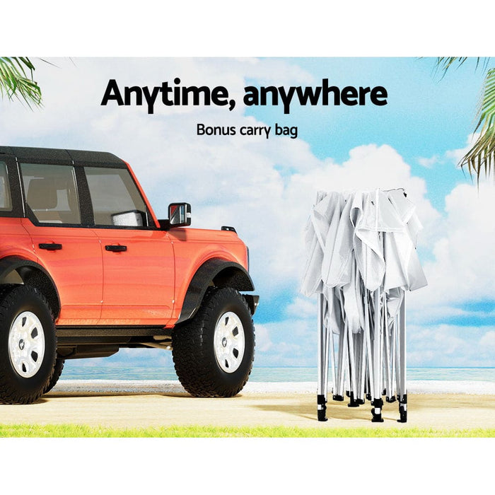 Gazebo Pop Up Marquee 3x6 Outdoor Wedding Mesh Side Wall