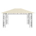 Gazebo with Mosquito Net 4x3x2.73 m Cream Aikib