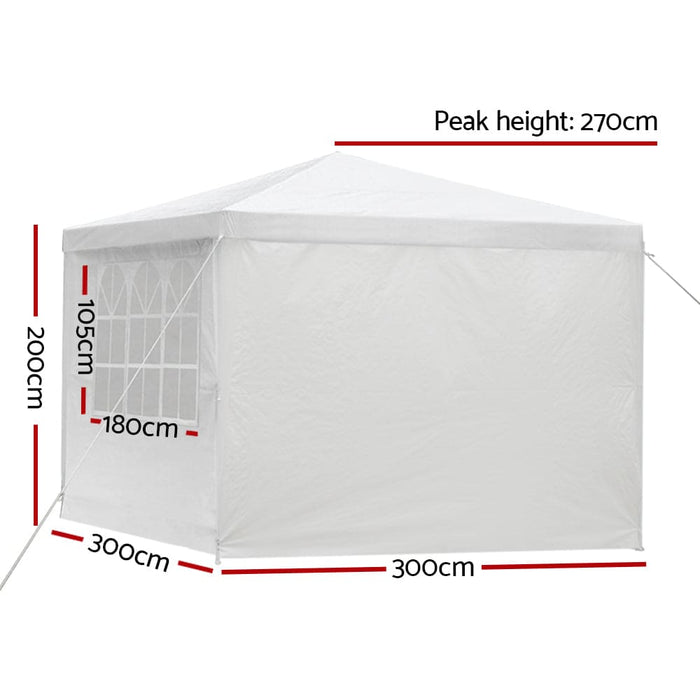 Gazebo 3x3 Outdoor Marquee Gazebos Wedding Party Camping