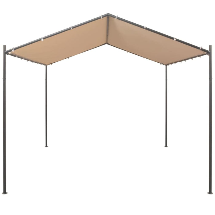 Gazebo Pavilion Tent Canopy 3x3 m Steel Beige Atoib