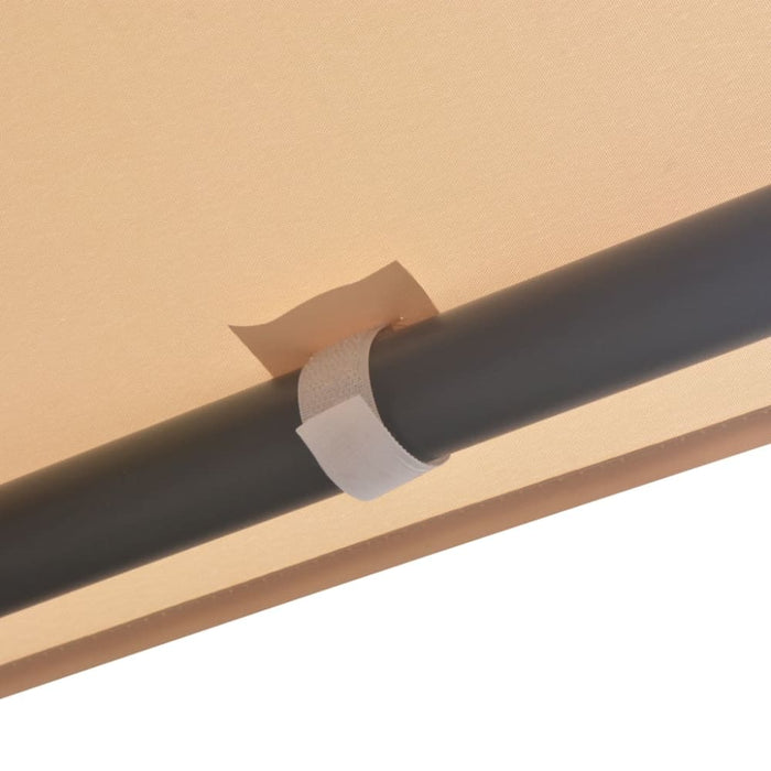 Gazebo Pavilion Tent Canopy 3x3 m Steel Beige Atoix