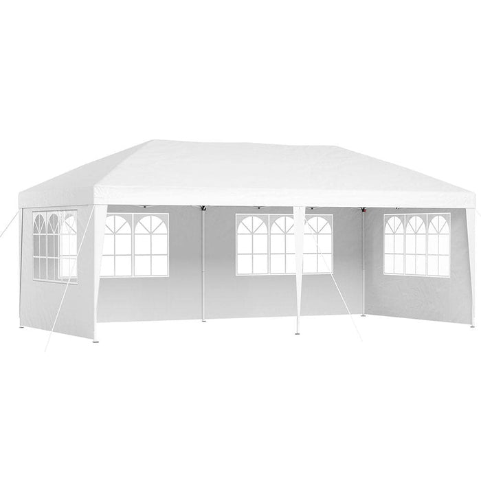 Gazebo Pop Up Marquee 3x6m Wedding Party Outdoor Camping
