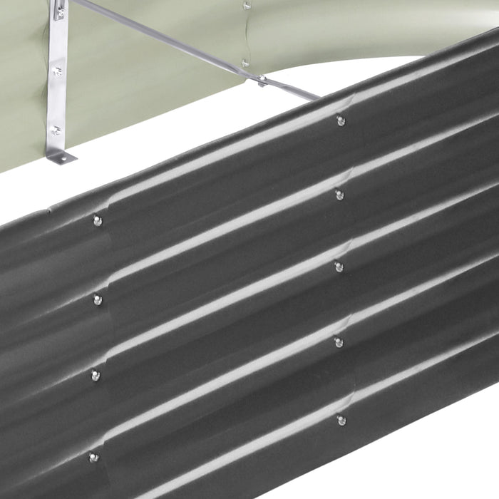 1X Garden Bed Raised Planter Box Container Galvanised Steel