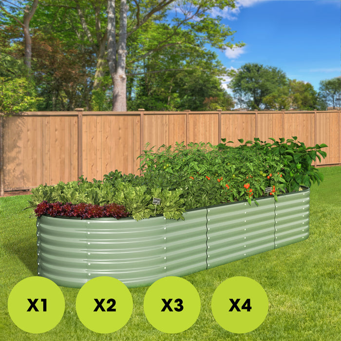 Garden Bed 240X80X56Cm Planter Box Raised Container Green