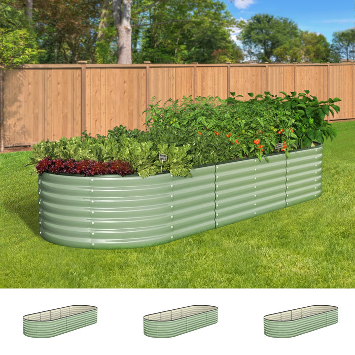 Garden Bed 240X80X56Cm Planter Box Raised Container Green
