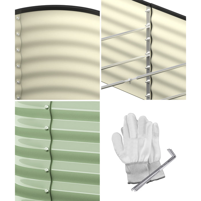 Garden Bed 240X80X56Cm Planter Box Raised Container Green