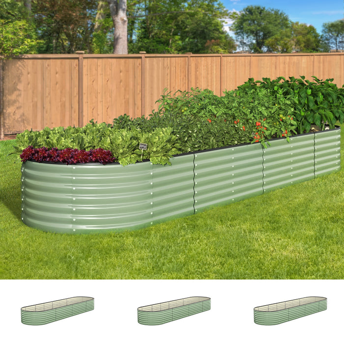 Garden Bed 320X80X56Cm Planter Box Raised Container Green