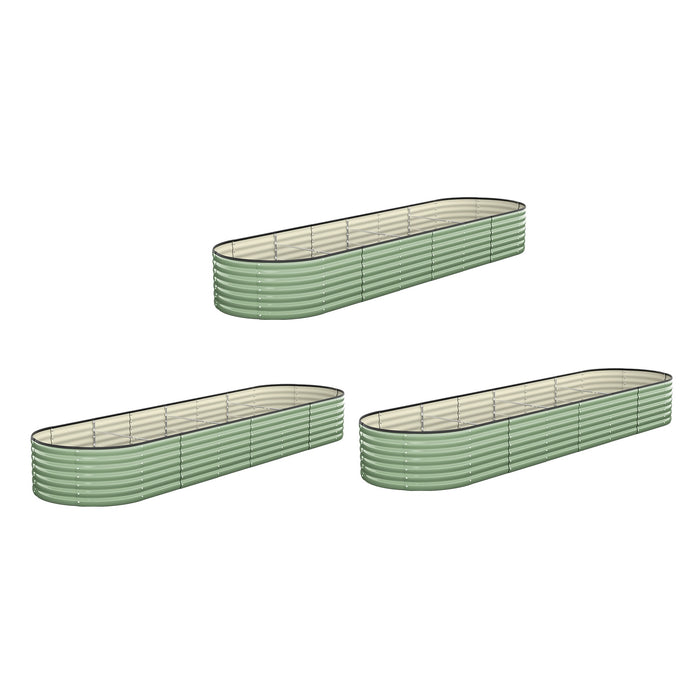 Garden Bed 320X80X56Cm Planter Box Raised Container Green