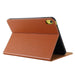 Gebei Silk Texture Flip Tablet Leather Case For Ipad 10th