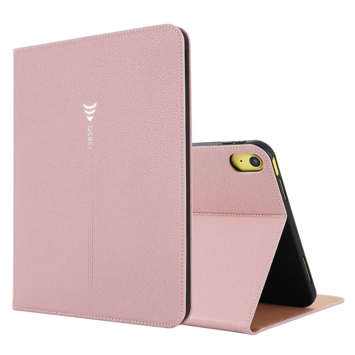 Gebei Silk Texture Flip Tablet Leather Case For Ipad 10th