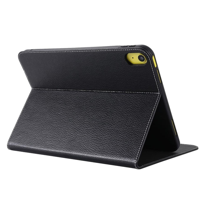 Gebei Silk Texture Flip Tablet Leather Case For Ipad 10th
