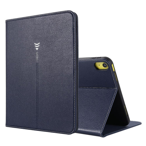 Gebei Silk Texture Flip Tablet Leather Case For Ipad 10th