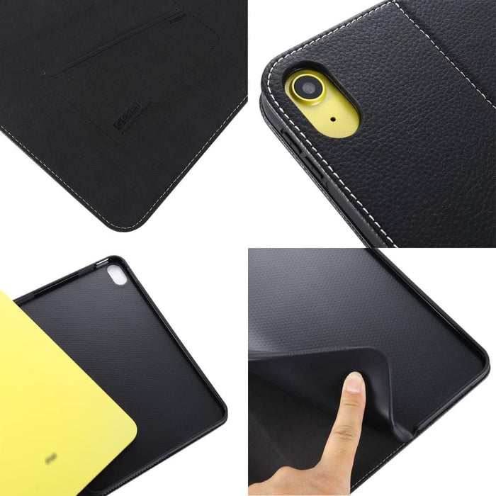 Gebei Silk Texture Flip Tablet Leather Case For Ipad 10th