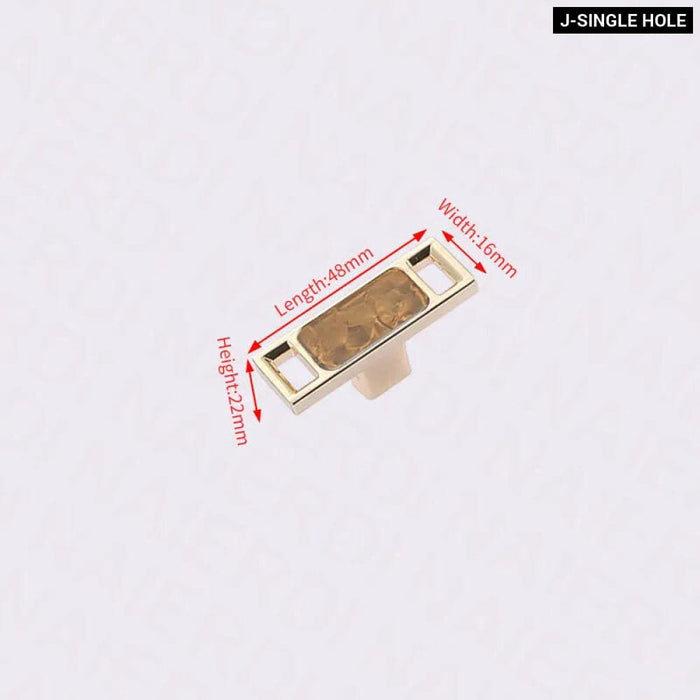 Gemstone Cabinet Handle For Furniture And Kitchen Cupboards