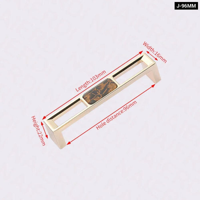 Gemstone Cabinet Handle For Furniture And Kitchen Cupboards