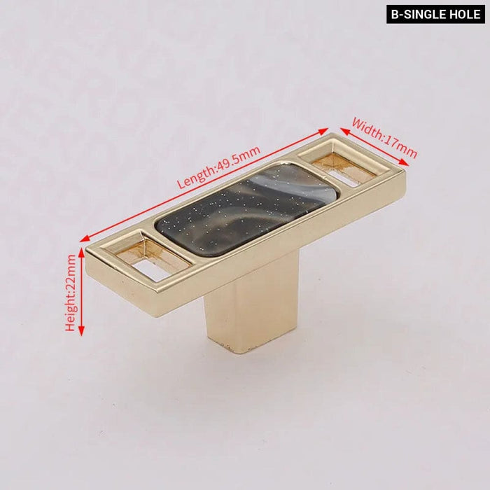 Gemstone Cabinet Handle For Furniture And Kitchen Cupboards