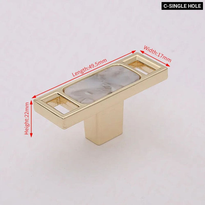 Gemstone Cabinet Handle For Furniture And Kitchen Cupboards