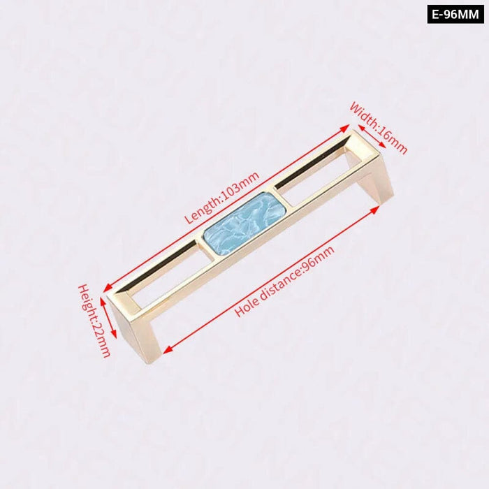 Gemstone Cabinet Handle For Furniture And Kitchen Cupboards