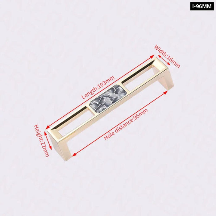 Gemstone Cabinet Handle For Furniture And Kitchen Cupboards