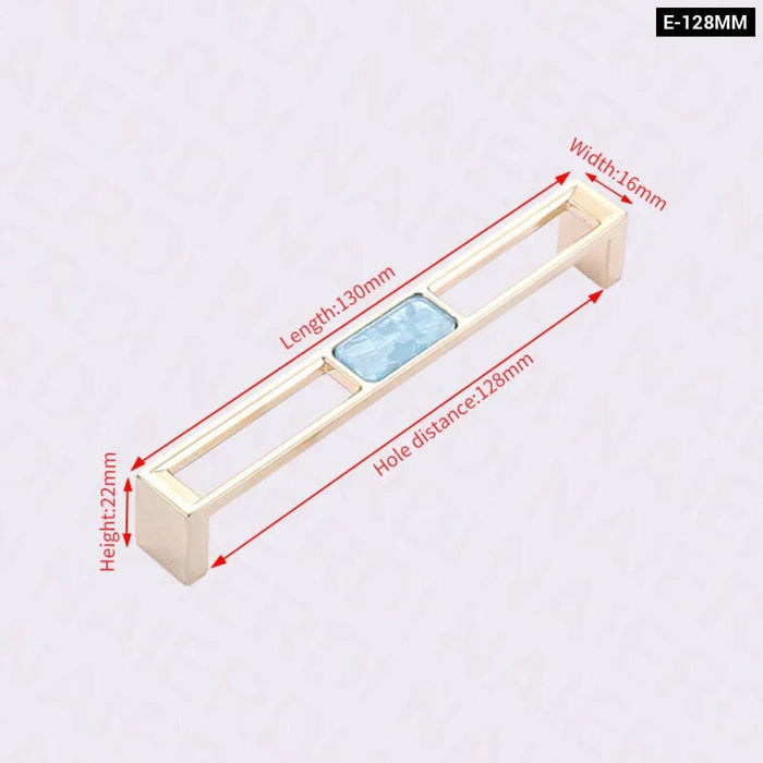 Gemstone Cabinet Handle For Furniture And Kitchen Cupboards