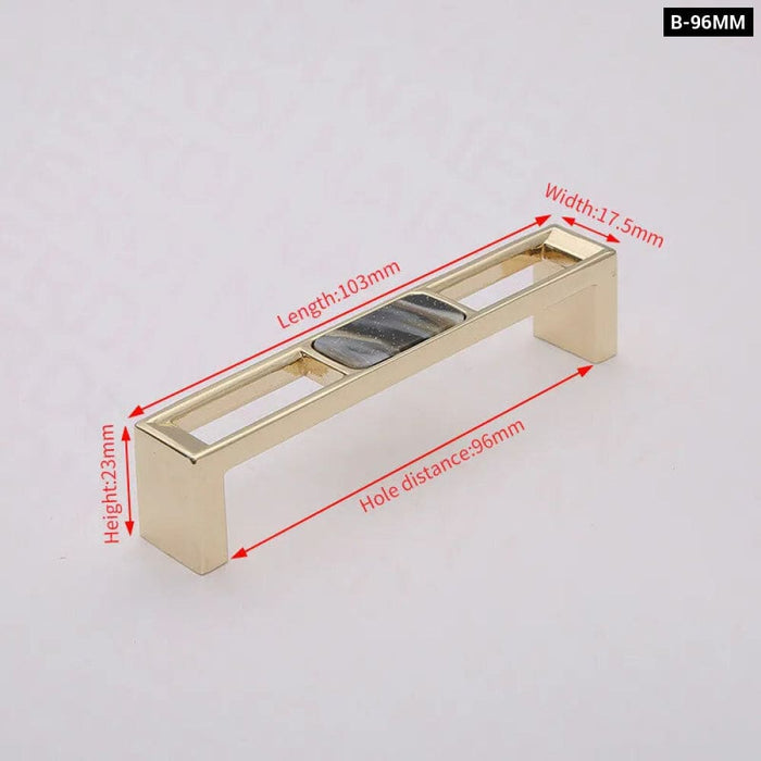 Gemstone Cabinet Handle For Furniture And Kitchen Cupboards