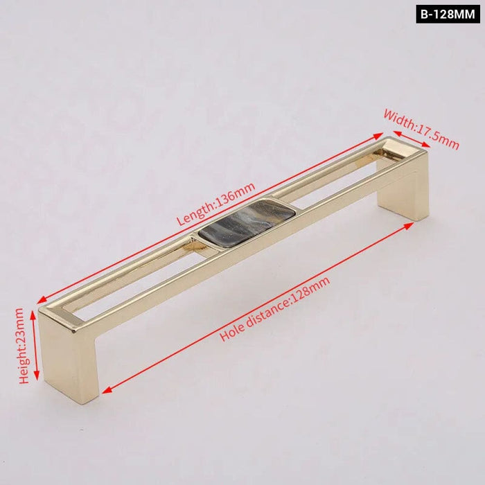 Gemstone Cabinet Handle For Furniture And Kitchen Cupboards