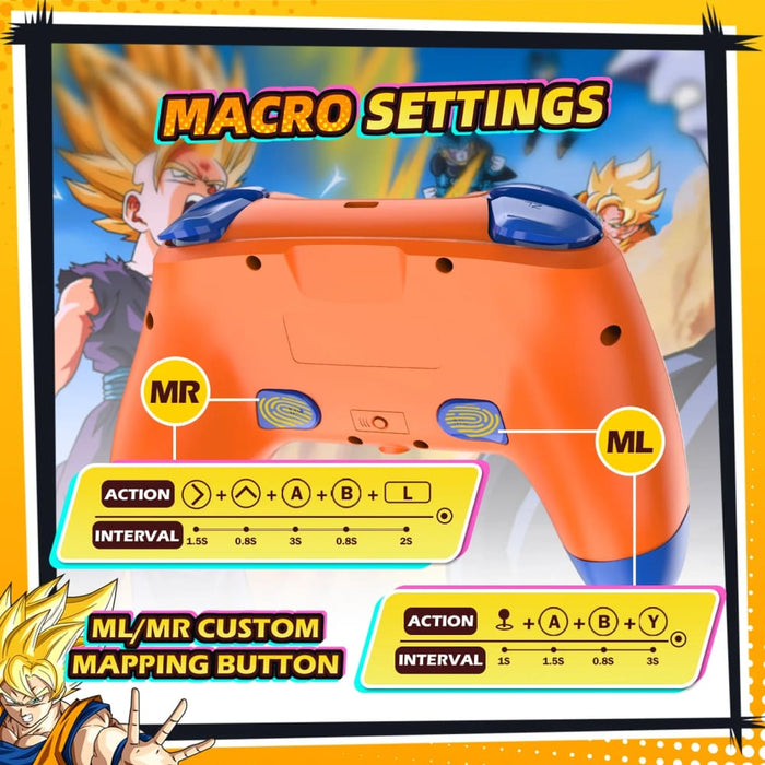 Gen4 Orange Macro Pro Controller Wake Up Headset Jack