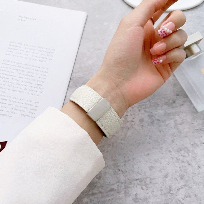 Geniune Leather Magnetic Buckle Strap for Apple Watch