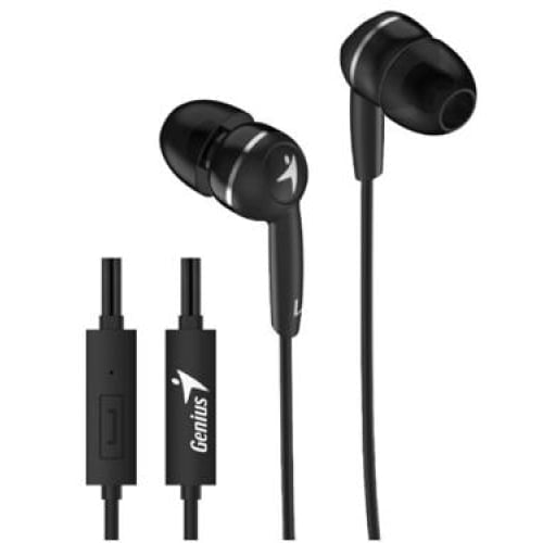 Genius Hs - m320 Black In - ear Headphones With Inline Mic