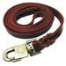 Genuine Leather Dog Leash with Strong Metal Hook