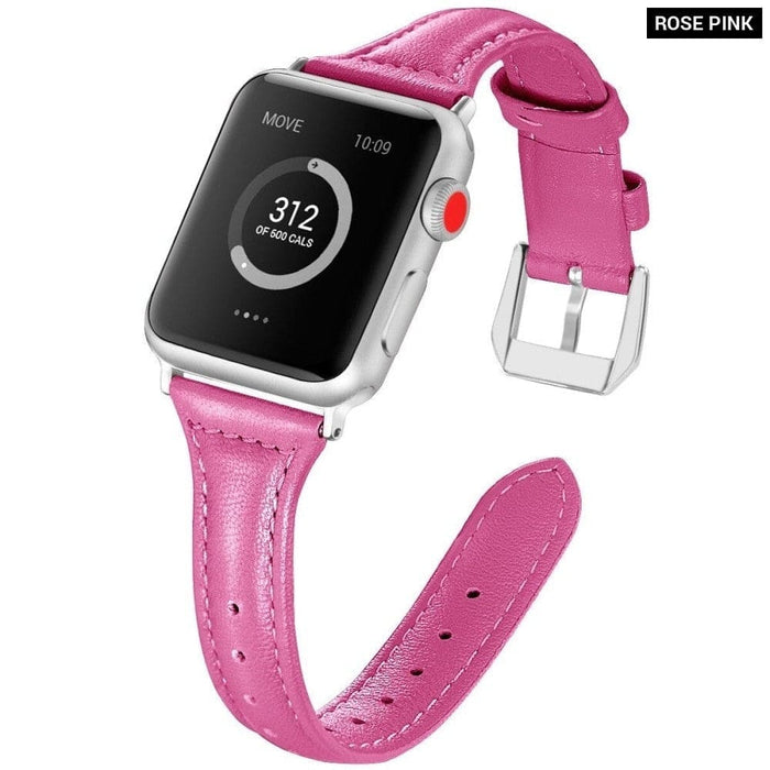 Genuine Leather Women Strap For Apple Watch