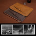 Genuine Leather Zipper Laptop Tablet Bag For Macbook