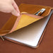Genuine Leather Zipper Laptop Tablet Bag For Macbook