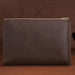 Genuine Leather Zipper Laptop Tablet Bag For Macbook