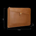 Genuine Leather Zipper Laptop Tablet Bag For Macbook