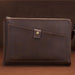 Genuine Leather Zipper Laptop Tablet Bag For Macbook