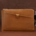 Genuine Leather Zipper Laptop Tablet Bag For Macbook