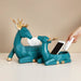 Geometric Deer Storage Box Statues for Home Office