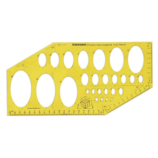 Geometric Drafting 35 Isometric Ellipse Template Drawing