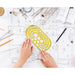Geometric Drafting Circle Bow Template Drawing Stencil