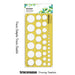 Geometric Drafting Circle Molded Template Drawing Stencil