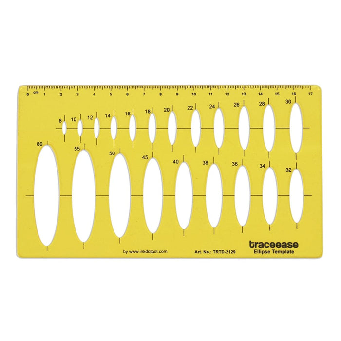 Geometric Drafting Ellipse Template Drawing Stencil