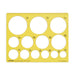 Geometric Drafting Jumbo Circle Template Drawing Stencil