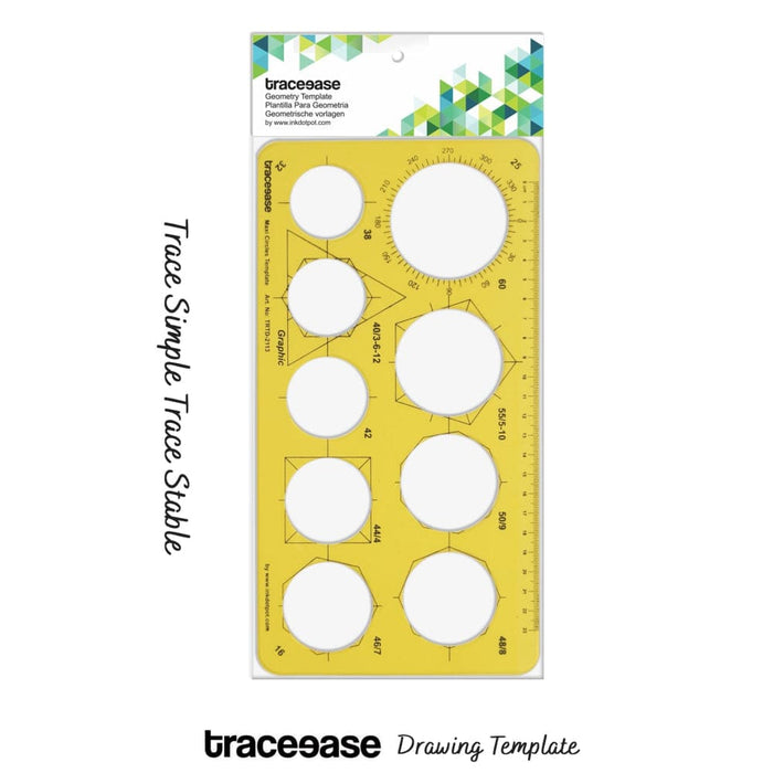 Geometric Drafting Maxi Circle Template Drawing Stencil