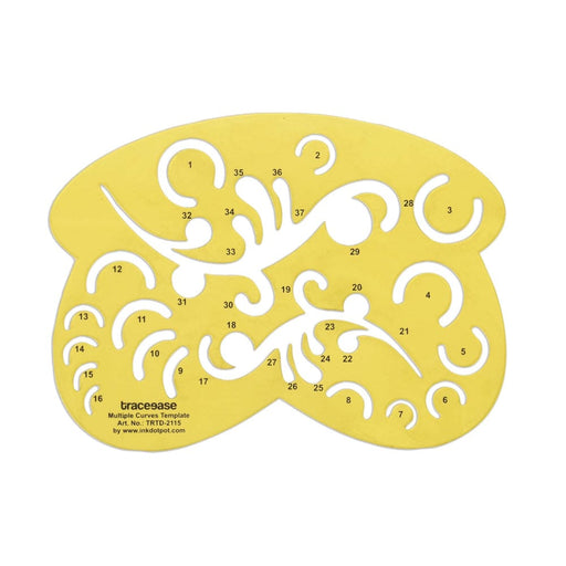Geometric Drafting Multi Curve Template Drawing Stencil