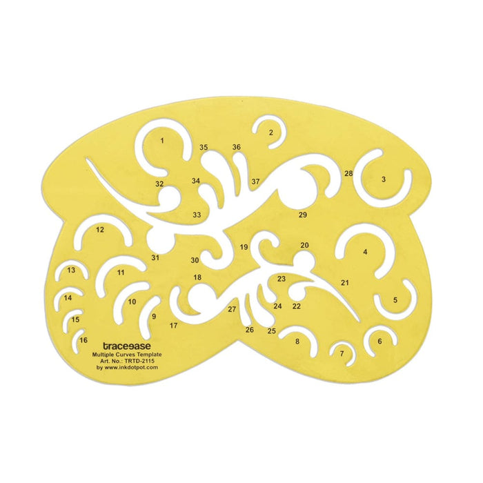 Geometric Drafting Multi Curve Template Drawing Stencil