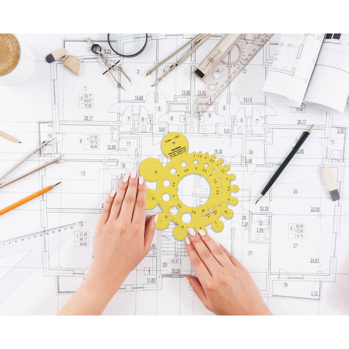 Geometric Drafting Re Rounding Template Drawing Stencil