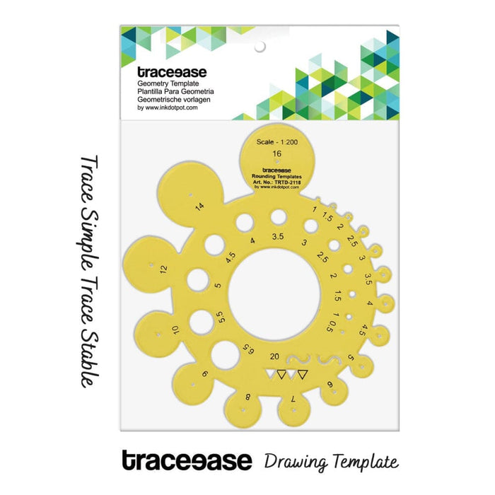 Geometric Drafting Re Rounding Template Drawing Stencil